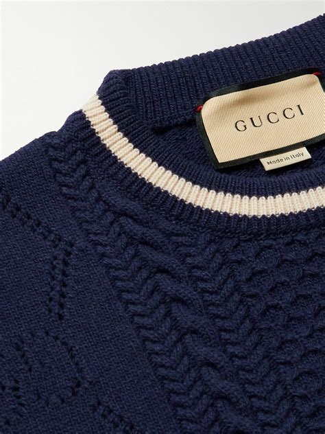 gucci cable knit sweater|gucci sweatshirts for women.